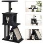 Kilodor 41.3'' Cat Tree Condos with Lage Scratching Pad Kitten Playhouse, Activity Towers Pet Furniture for Small Cat