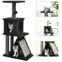 Kilodor 41.3'' Cat Tree Condos with Lage Scratching Pad Kitten Playhouse, Activity Towers Pet Furniture for Small Cat Kilodor 41.3'' Cat Tree Condos with Lage Scratching Pad Kitten Playhouse, Activity Towers Pet Furniture for Small Cat