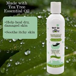 Pet So Soft Hair Softening Tea Tree Essential Oil Dog Shampoo for Bath to Keep Your Dogs Hair Strong Healthy Smelling Good & Soft - Pet Grooming Itch Relief for Dogs w/Sensitive Skin Smells Great