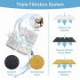 VinDox Pet Fountain Filter Replacement for VinDox /OYES Cat Water Fountain- 4 Packs, Pet Water Fountain Filter, Pet Fountain Automatic Water Dispenser Filters Activated Carbon Filters Replacement