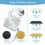 VinDox Pet Fountain Filter Replacement for VinDox /OYES Cat Water Fountain- 4 Packs, Pet Water Fountain Filter, Pet Fountain Automatic Water Dispenser Filters Activated Carbon Filters Replacement VinDox Pet Fountain Filter Replacement for VinDox /OYES Cat Water Fountain- 4 Packs, Pet Water Fountain Filter, Pet Fountain Automatic Water Dispenser Filters Activated Carbon Filters Replacement