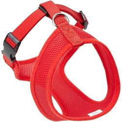 Coastal Comfort Soft Adjustable Dog Dog Harness - Red X-Small For Dogs 7-10 lbs