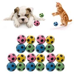 yiianger 20PCS Non-Noise Cat EVA Ball Soft Foam Soccer Play Balls for Cat Scratching Toy
