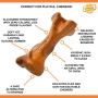 Nylabone Strong Chewing Flavor Frenzy Rubber Dog Chew Toy, Meatloaf and Gravy