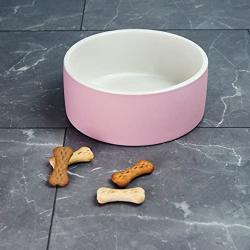 Magisso 90200 Water Bowl Natural Cooling Ceramic Keeps Water Cold, 20 cm Diameter, 1.8 litres, Pink