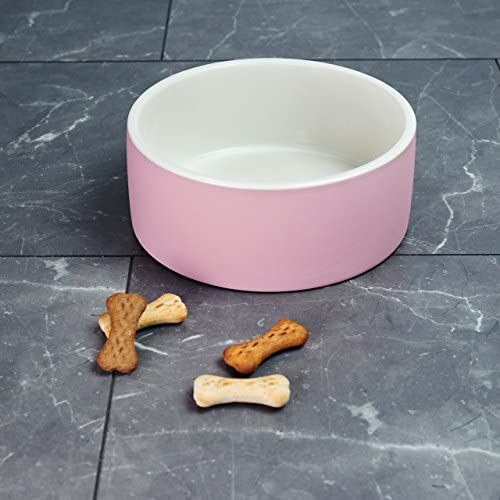 Magisso 90200 Water Bowl Natural Cooling Ceramic Keeps Water Cold, 20 cm Diameter, 1.8 litres, Pink