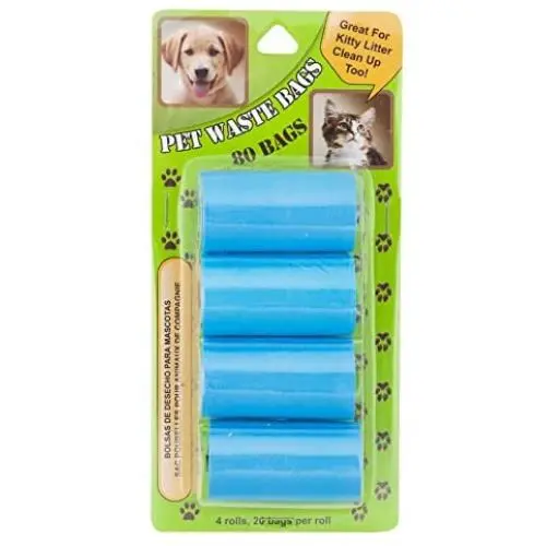Bright Concepts Pet Waste Bags for Dogs, Cats and Other Small Pets, 15 x 8 inches, 80 Count, 3-Pack (240 Bags) Bright Concepts Pet Waste Bags for Dogs, Cats and Other Small Pets, 15 x 8 inches, 80 Count, 3-Pack (240 Bags)
