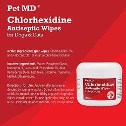 Pet MD Medicated Wipes and Shampoo Bundle