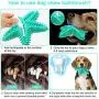 Sinrox Dog Toy Chewer Toothbrush, Squeaky Teeth Cleaning Dental Care Brush Interactive, New Starfish Design Chewer for Aggressive Dog Small Medium Large