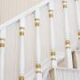 Banister Guard for Baby - 15ft x 3ft, Child Safety Net, Rail Balcony Banister Stair Mesh for Kids, Toys, Pets - White