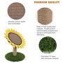 Tylu Natural Sisal Rope Cat Climbing Frame Furniture Sunflower Scratching Post for Climbing and Pet Activity