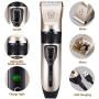 GAMURRY Dog Clippers, Pet Shaver Clippers, Low Noise Cordless Dog Grooming Kit, Electric Pet Hair Trimmers for Dogs Cats and Other, Washable, Quiet, USB Rechargeable, 5 Gear fine Adjustment.