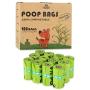 Dog Poop Bag Compostable - Vegetable-Based Corn Pet Waste Bags Unscented Poop Bags Refill Rolls