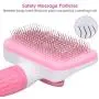 TIMINGILA Self Cleaning Slicker Brush for Dogs and Cats,Pet Grooming Tool,Removes Undercoat,Shedding Mats and Tangled Hair,Dander,Dirt, Massages Particle,Improves Circulation TIMINGILA Self Cleaning Slicker Brush for Dogs and Cats,Pet Grooming Tool,Removes Undercoat,Shedding Mats and Tangled Hair,Dander,Dirt, Massages Particle,Improves Circulation