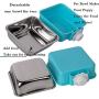 Hamiledyi Crate Dog Bowl,Removable Stainless Steel Pet Cage Bowl Food Water Feeder Bows Coop Cup with Bolt Holder for Cat,Puppy,Rabbite Birds and Other Small Pets(2 Pack)
