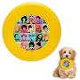 Pet Frisbee Flying Disc Dog Toy - Multifunction Fame Pop Song Illustration