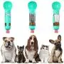 Dog Water Bottle Portable Pet Water Bottle for Walking Dog Water Bottle with Food Storage 4 in 1 Dog Water Bottle for Traveling Hiking with Bowl for Dogs Cats