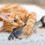 Lorchwise Cat Toy,Catnip Fish Toys for Cats,Cat Fish Pillow,Cat Chew Toys,Pet Toy,Cat Pillow, Fish Toy,Teeth Cleaning,Interactive Plush Cat Toys for Cat,Perfect Toy for Cat,Dog