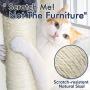 rabbitgoo Cat Tree Cat Tower 61'' for Indoor Cats, Multi-Level Cat Condo with Hammock & Scratching Posts for Large Cats Kittens, Tall Cat Climbing Stand with Plush Perch & Toys for Play Rest