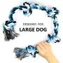NYDREAM Dog Rope Toy for Aggressive Chewers, Medium to Large Breed Dogs | Extra-Large Tug of War Toy : 3 Feet 5 Knots Durable Dog Training Toys for Large Dogs, Teeth Cleaning Upgrade Indestructible NYDREAM Dog Rope Toy for Aggressive Chewers, Medium to Large Breed Dogs | Extra-Large Tug of War Toy : 3 Feet 5 Knots Durable Dog Training Toys for Large Dogs, Teeth Cleaning Upgrade Indestructible