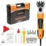 BEETRO 550W Electric Professional Sheep Shears, Animal Grooming Clippers for Sheep Alpacas Goats and More, 6 Speeds Heavy Duty Farm Livestock Haircut, with an Extra Set of Shearing Blades