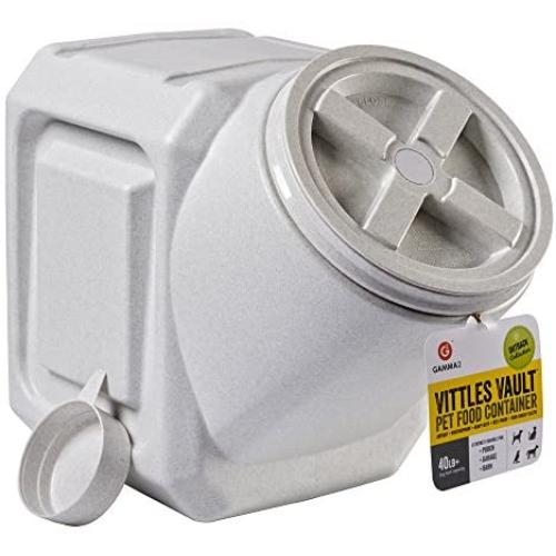 Gamma2 Vittles Vault Outback Stackable 40 lb Airtight Pet Food Storage Container