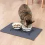 Elaikka Silicone Pet Food Mat Non-Slip Easy Clean Waterproof 19”x12”Large with Raised Edge for Dog Cat Feeding Mats Black… Elaikka Silicone Pet Food Mat Non-Slip Easy Clean Waterproof 19”x12”Large with Raised Edge for Dog Cat Feeding Mats Black…