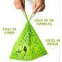 Compostable Dog Poop Bag, Cat Litter Box Clean-up, XL Sized Pet Waste Bags with Handles. Pooper Scooper & Swivel Bin Waste Bags Refill. Biodegradable Poop Bags for dogs. Extra-Large Grocery Bag Size