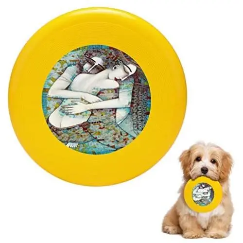 Pet Frisbee Flying Disc Dog Toy - Multifunction Do Not Leave Me Albena Vatcheva