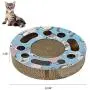 TNZMART Cat Scratcher Cardboard with Bells, Corrugated Cat Scratch Pad Interactive Cat Toys for Grind Claws TNZMART Cat Scratcher Cardboard with Bells, Corrugated Cat Scratch Pad Interactive Cat Toys for Grind Claws