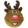 fabdog Holiday faball Squeaky Dog Toy 3 Pack - Snowman, Santa, Reindeer (Small)