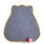 ITSMAOMI Cat Scratcher Mat for Floor, Natural Sisal Cat Scratch Mats, Horizontal Cat Floor Scratching Pad Rug, Protect Carpets and Sofas，23.6 X 15.7 Inch