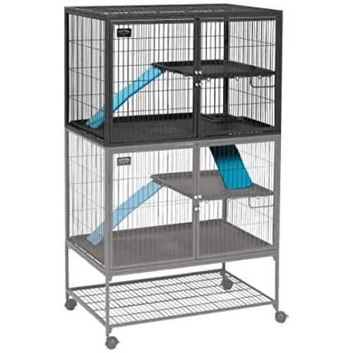 MidWest Homes for Pets Deluxe Ferret Nation Small Animal Cages, Ferret Nation Cages Include 1-Year Manufacturing Warranty MidWest Homes for Pets Deluxe Ferret Nation Small Animal Cages, Ferret Nation Cages Include 1-Year Manufacturing Warranty