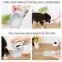 MAOCG Dog Water Bottle for Walking, Multifunctional and Portable Dog Travel Water Dispenser with Food Container,Detachable Design Combo Cup for Drinking and Eating,Suitable for Cats and Puppy