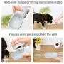 MAOCG Dog Water Bottle for Walking, Multifunctional and Portable Dog Travel Water Dispenser with Food Container,Detachable Design Combo Cup for Drinking and Eating,Suitable for Cats and Puppy MAOCG Dog Water Bottle for Walking, Multifunctional and Portable Dog Travel Water Dispenser with Food Container,Detachable Design Combo Cup for Drinking and Eating,Suitable for Cats and Puppy