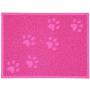 UUME Rectangle Pet PVC Bowl Mat Waterproof Dog Cat Mat Non-Stick Non-Slip Anti-Spill Easy Clean Pet Feeding Mat for Food and Water Blue 1Pcs