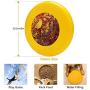 Pet Frisbee Flying Disc Dog Toy - Multifunction Canary in Red Jennifer Lommers