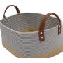 Morezi Large Cotton Dog Toy Basket, 16.5''x10.6''x 7.5'' Puppy Toy Basket, Puppy Bins, pet Organizer, Laundry Basket Storage bin - Perfect for organizing pet Toys, Blankets, leashes, Coat and Stuff