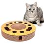 Aopiu Pet Cat Scratcher, Interactive Catnip Toys,Kitten Scratching Cardboard with Balls