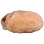 QUMY Cat Sleeping Bag Warm Soft Puppy Cat Bed Cave Igloo Nest Brown (21.5 18.8 5.1 )