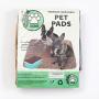 Mujo Washable Pee Pads, Machine Washable, Reusable Pee Pad, Whelping Pad, Waterproof Puppy Training Pads, Pet Travel, Dog Floor and Crate mats, Potty Pads, 2 Pack 26'' x 20'' Plus Bonus Travel Bowl