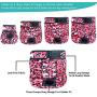 Paw Legend Reusable Female Dog Diapers(3 Pack, Leopard, Small)