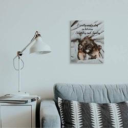 Stupell Industries Three Day Weekend Phrase Funny Puppy Pet Humor, Designed by Ziwei Li Wall Art, 16 x 20, Canvas