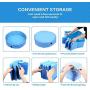 Pecute Dog Pool Foldable Dog Pet Bath Pool Dog Swimming Pool Portable PVC Pet Bathing Tub Children Ball Pits Kiddie Pool for Dogs Cats and Kids