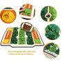 GAXCO Snuffle Mat for Dogs, Pet Slow Feeding Mat for Dogs, American Football Theme with a Snuffle Ball, Interactive Feeding Games Puzzle Toys Encourages Natural Foraging Skills