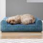 Furhaven Pet - Orthopedic Foam Sofa-Style Traditional Living Room Couch Dog Bed for Dogs and Cats - Multiple Styles, Sizes, and Colors