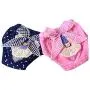 PETCARE 2 Pcs Dog Diapers Female Physiological Pants Pet Reusable Washable Dog Period Diapers Cute Cotton Dog Underwear with Pink/Blue Bows for Cat Puppy Small Dogs PETCARE 2 Pcs Dog Diapers Female Physiological Pants Pet Reusable Washable Dog Period Diapers Cute Cotton Dog Underwear with Pink/Blue Bows for Cat Puppy Small Dogs
