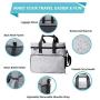 Breeze Touch Dog Travel Bag - Airline Approved Travel Set for Dogs Stores All Your Dog Accessories - Includes Travel Bag, 2X Food Storage Containers and 2X Collapsible Dog Bowls