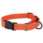 KOOWIN Slip Martingale Dog Collar & Dog Harness, Dog Leash with Reflective Strip, Orange/Grey