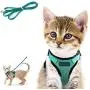 Wisdoman Cat Harness and Leash for Walking, Escape Proof Soft Mesh Adjustable Vest Harnesses for Cats Kitten Dog, Easy Control Breathable Reflective Strips Vest for Small Medium Cats Wisdoman Cat Harness and Leash for Walking, Escape Proof Soft Mesh Adjustable Vest Harnesses for Cats Kitten Dog, Easy Control Breathable Reflective Strips Vest for Small Medium Cats
